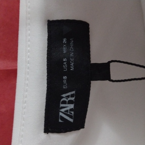 ZARA Silver Stud Rosette Organdy Spaghetti Strap Evening Cami NWT - Picture 4 of 7